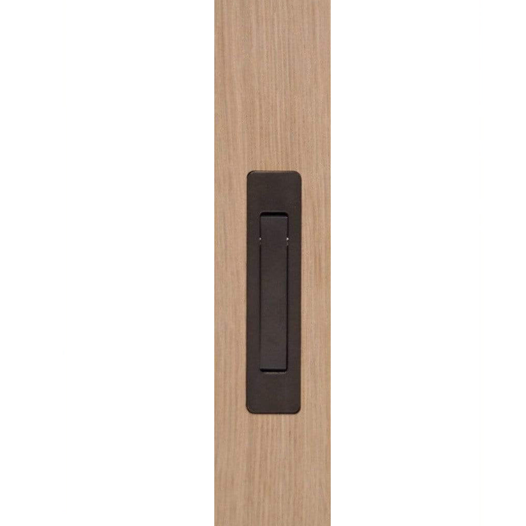 Oil rubbed bronze Timber Edge Pocket Door Handle by RealCraft