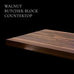 Walnut Butcher Block Countertop by RealCraft