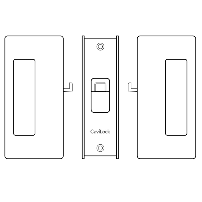 CL200 Pocket Door &amp; Barn Door Privacy Lock