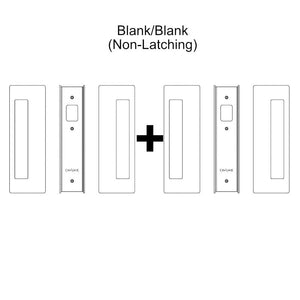 CL400 Bi-Parting Barn Door Handles & Pocket Door Lock Set