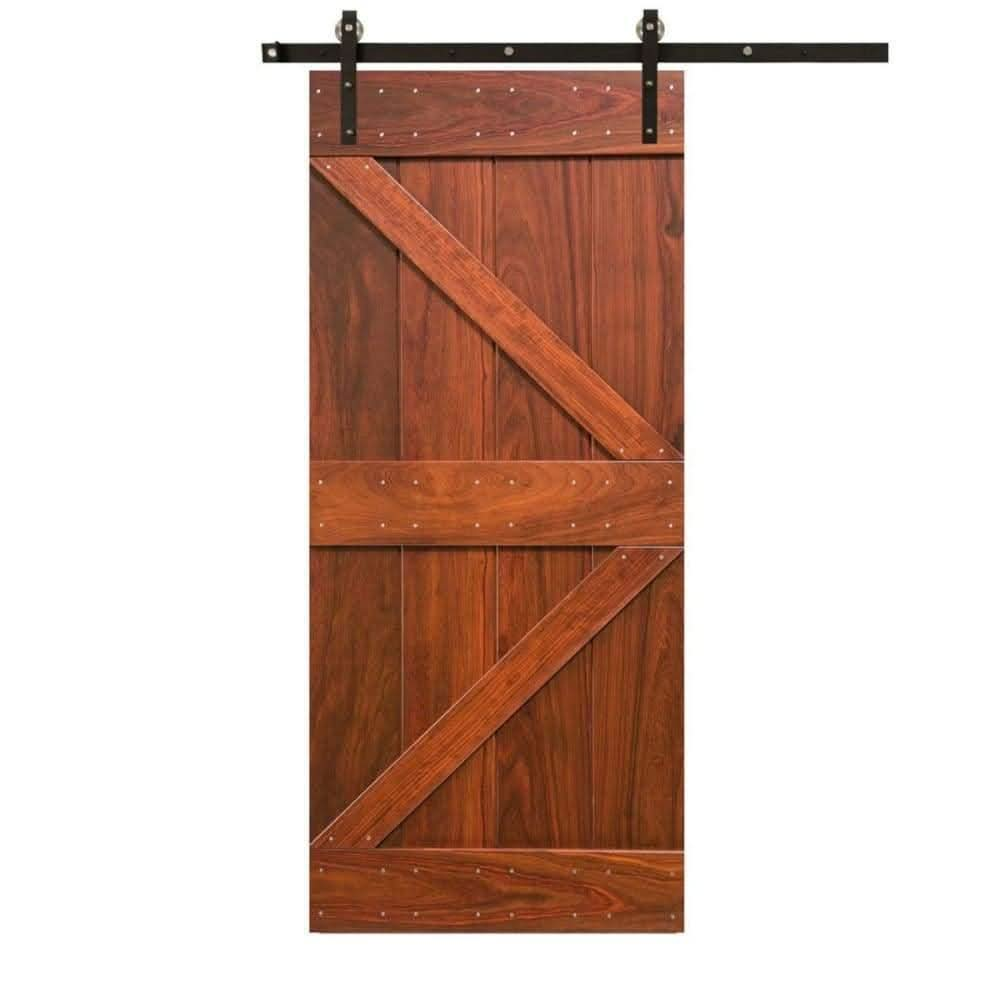 British Brace Sliding Farmhouse Door - Sliding Barn Door Hardware by RealCraft