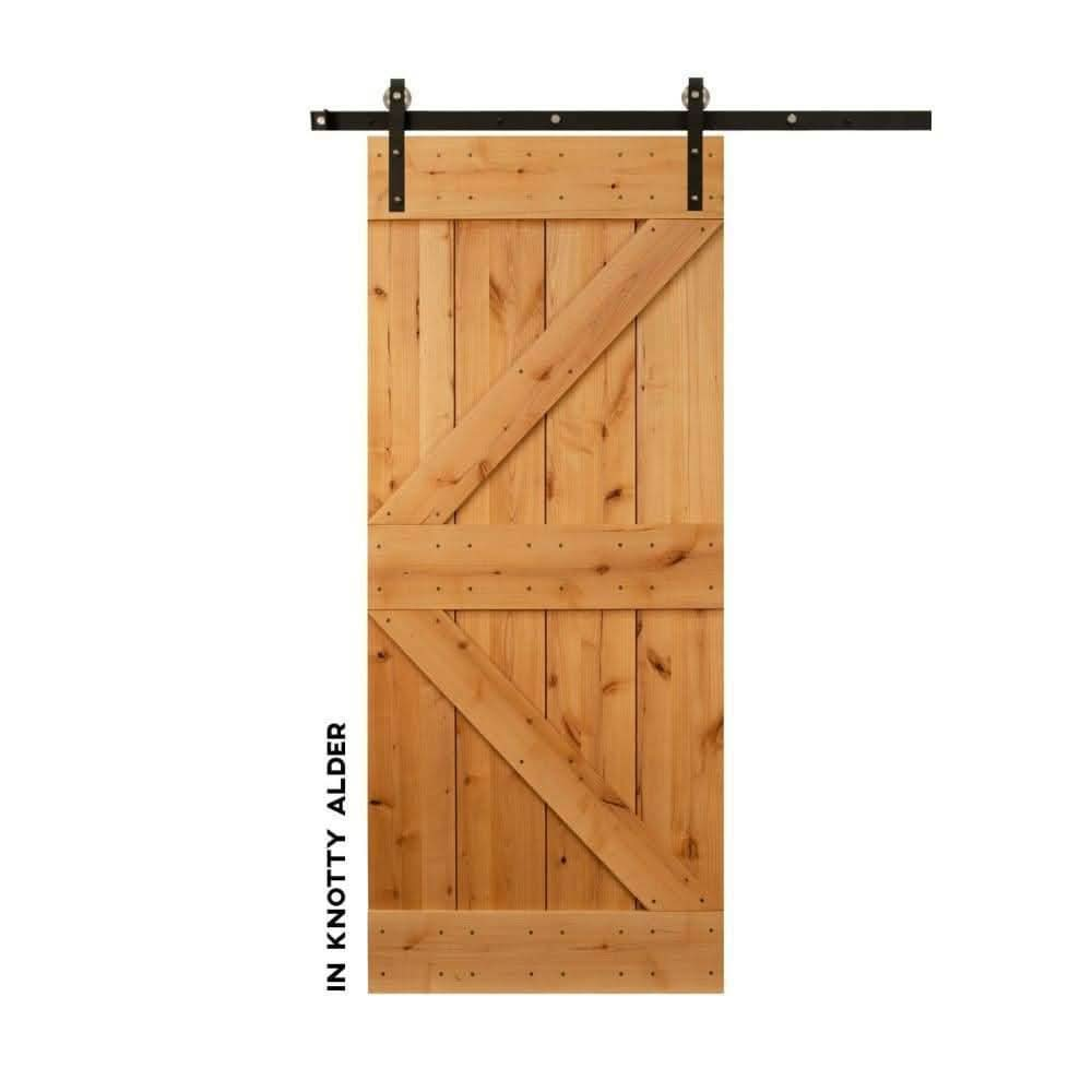 British Brace Sliding Barn Door - Sliding Barn Door Hardware by RealCraft