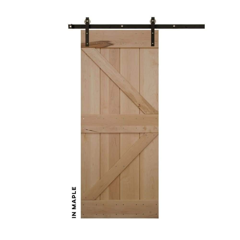 British Brace Sliding Barn Door - Sliding Barn Door Hardware by RealCraft