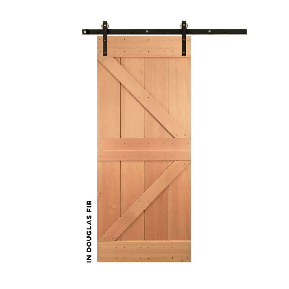 British Brace Sliding Barn Door - Sliding Barn Door Hardware by RealCraft