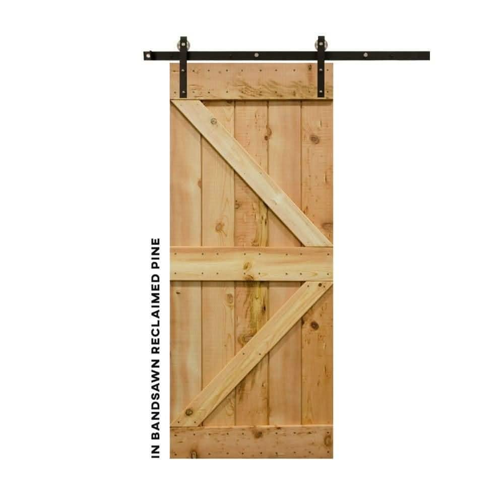 British Brace Sliding Barn Door - Sliding Barn Door Hardware by RealCraft