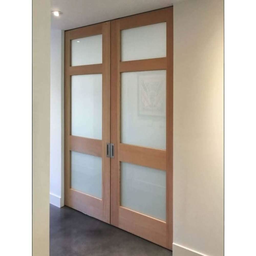Ceiling Flush Mount Sliding Pocket Door Hardware Kit - Sliding Barn Door Hardware by RealCraft