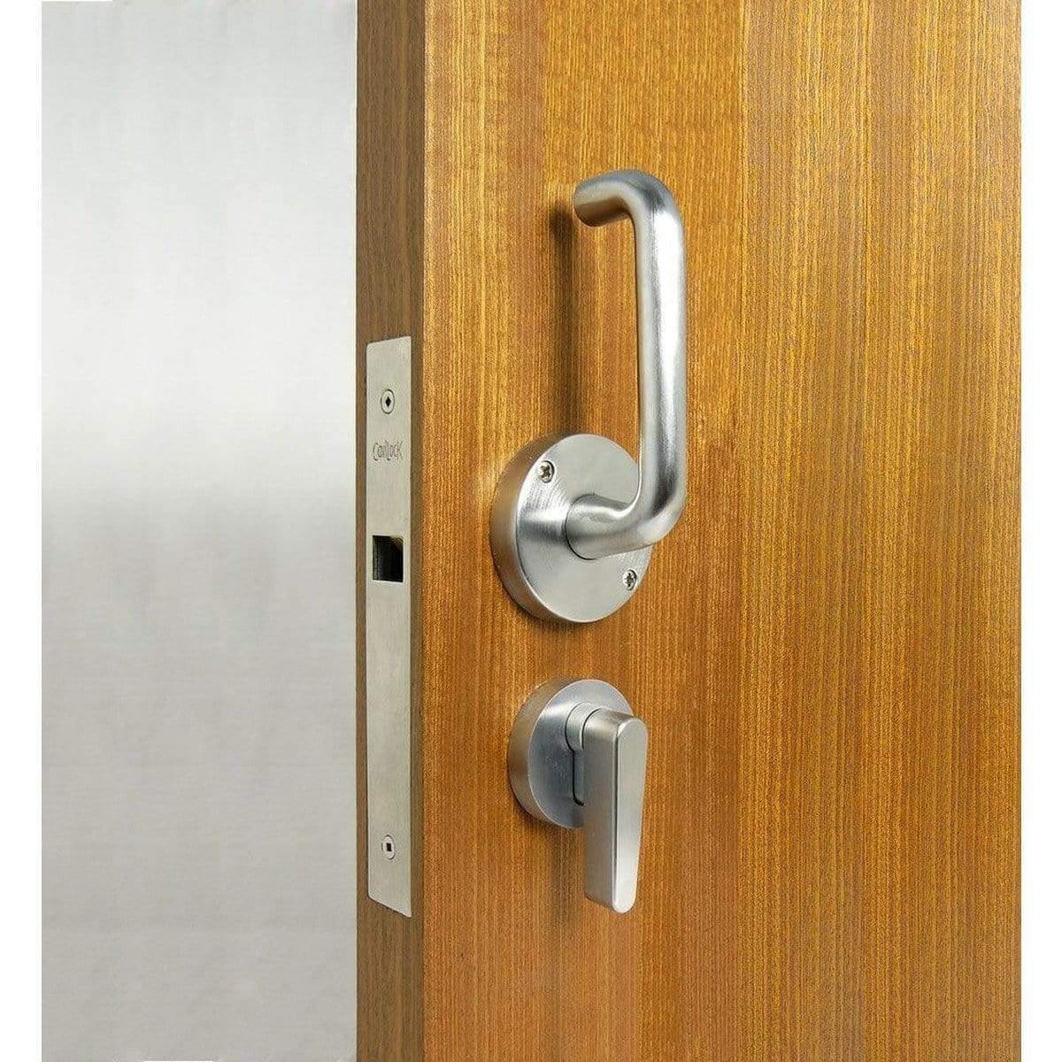 CL100 ADA Lever Pocket Door Lock &amp; Handle - Sliding Barn Door Hardware by RealCraft