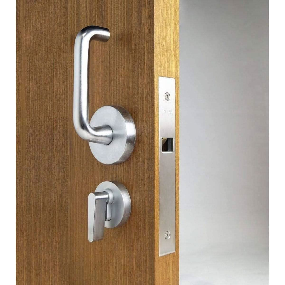 CL100 ADA Lever Pocket Door Lock & Handle - Sliding Barn Door Hardware by RealCraft