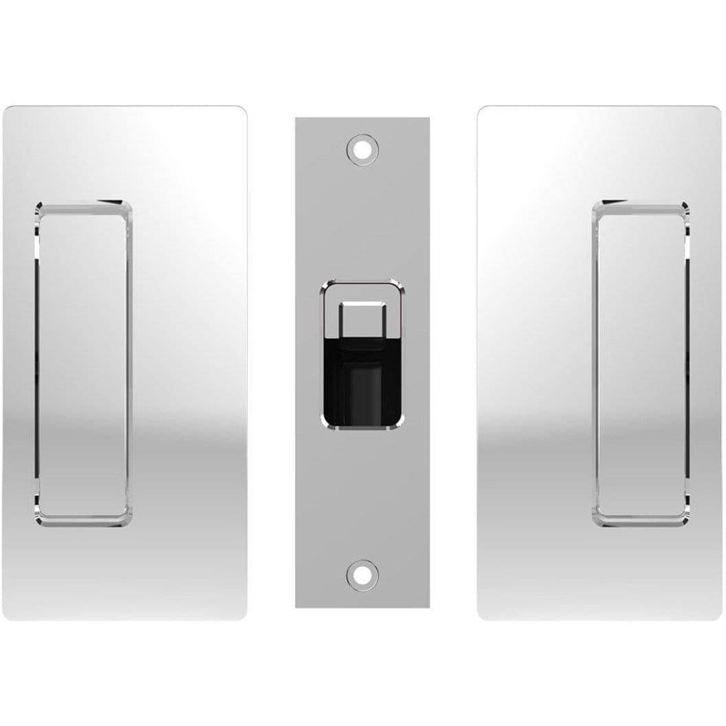 CL205 Pocket Door Lock &amp; Handle - Sliding Barn Door Hardware by RealCraft