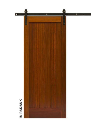 Classic Single Panel Sliding Barn Door - Sliding Barn Door Hardware by RealCraft