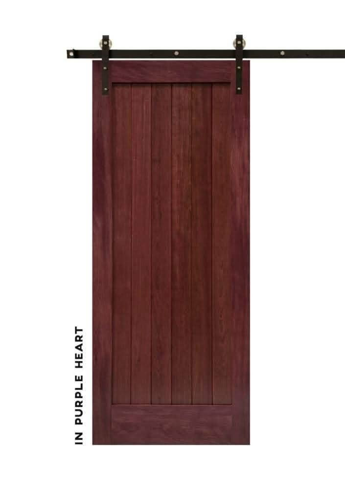 Classic Single Panel Sliding Barn Door - Sliding Barn Door Hardware by RealCraft