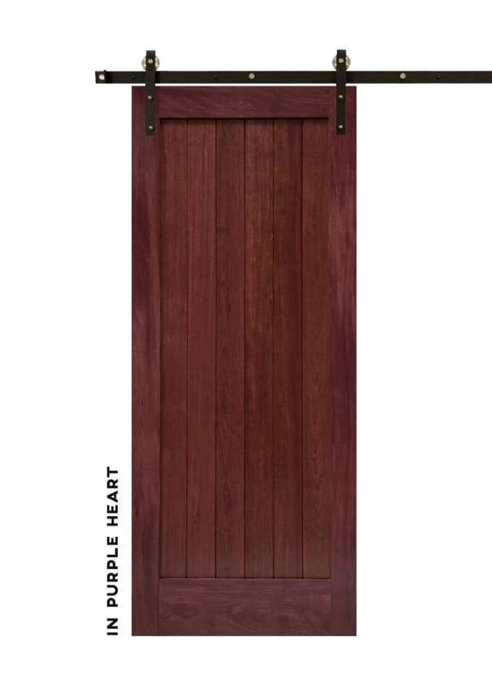 Classic Single Panel Sliding Barn Door - Sliding Barn Door Hardware by RealCraft