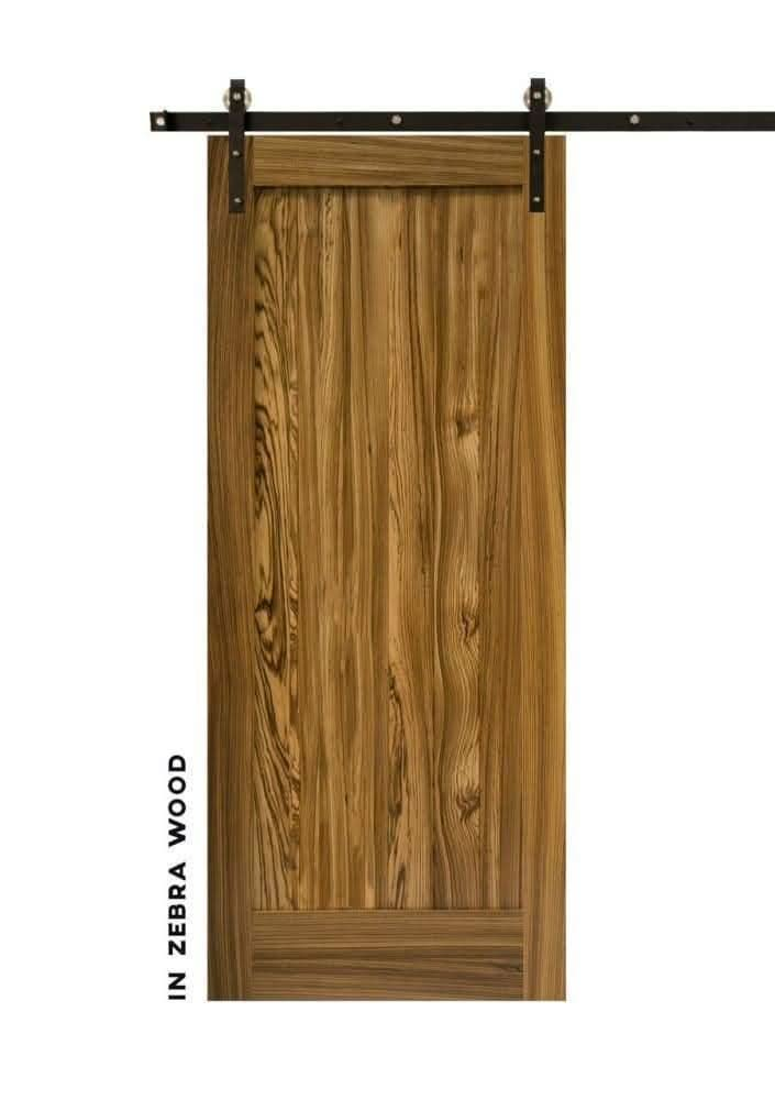 Classic Single Panel Sliding Barn Door - Sliding Barn Door Hardware by RealCraft