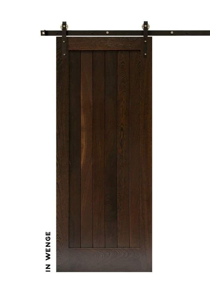 Classic Single Panel Sliding Barn Door - Sliding Barn Door Hardware by RealCraft