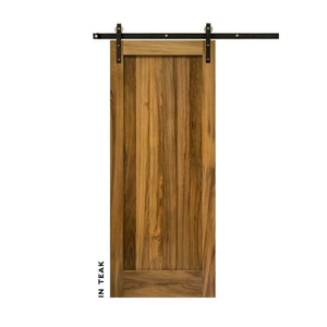 Classic Single Panel Swinging Barn Door - Sliding Barn Door Hardware by RealCraft