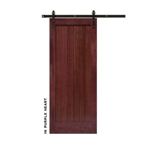 Classic Single Panel Swinging Barn Door - Sliding Barn Door Hardware by RealCraft