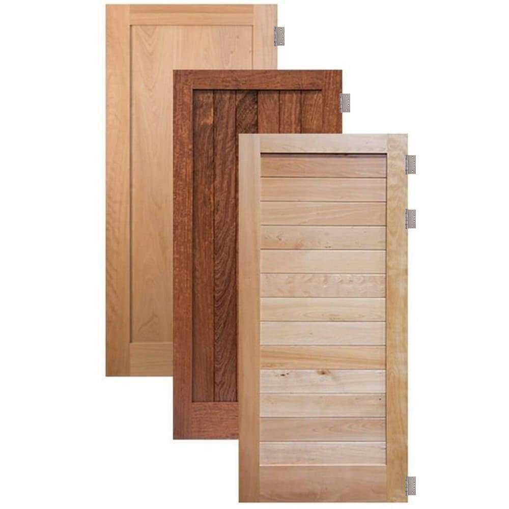 Classic Single Panel Swinging Wood Barn Door