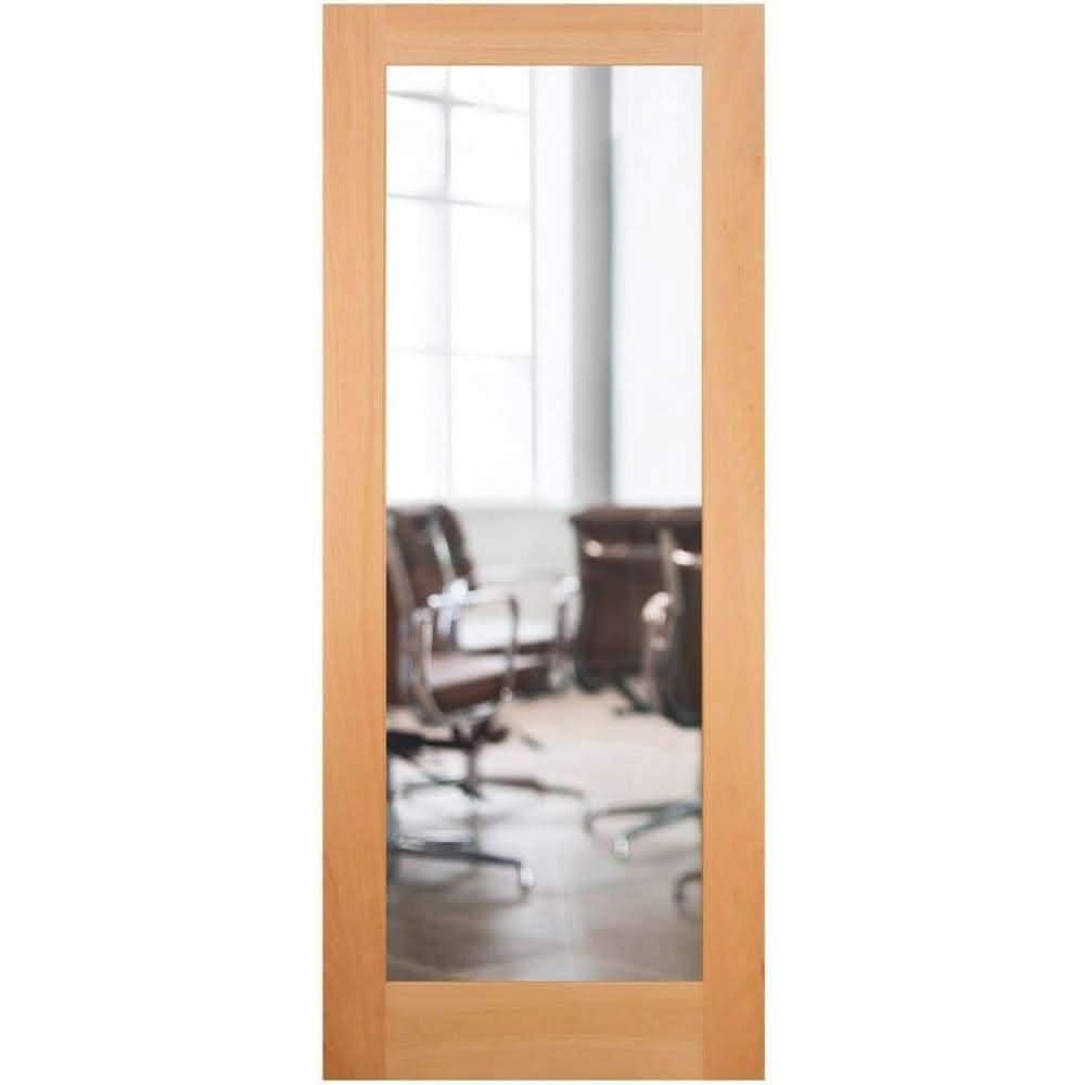 Classic Sliding Barn Door With Mirror