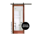 Classic Swinging Barn Door With Mirror - Sliding Barn Door Hardware by RealCraft
