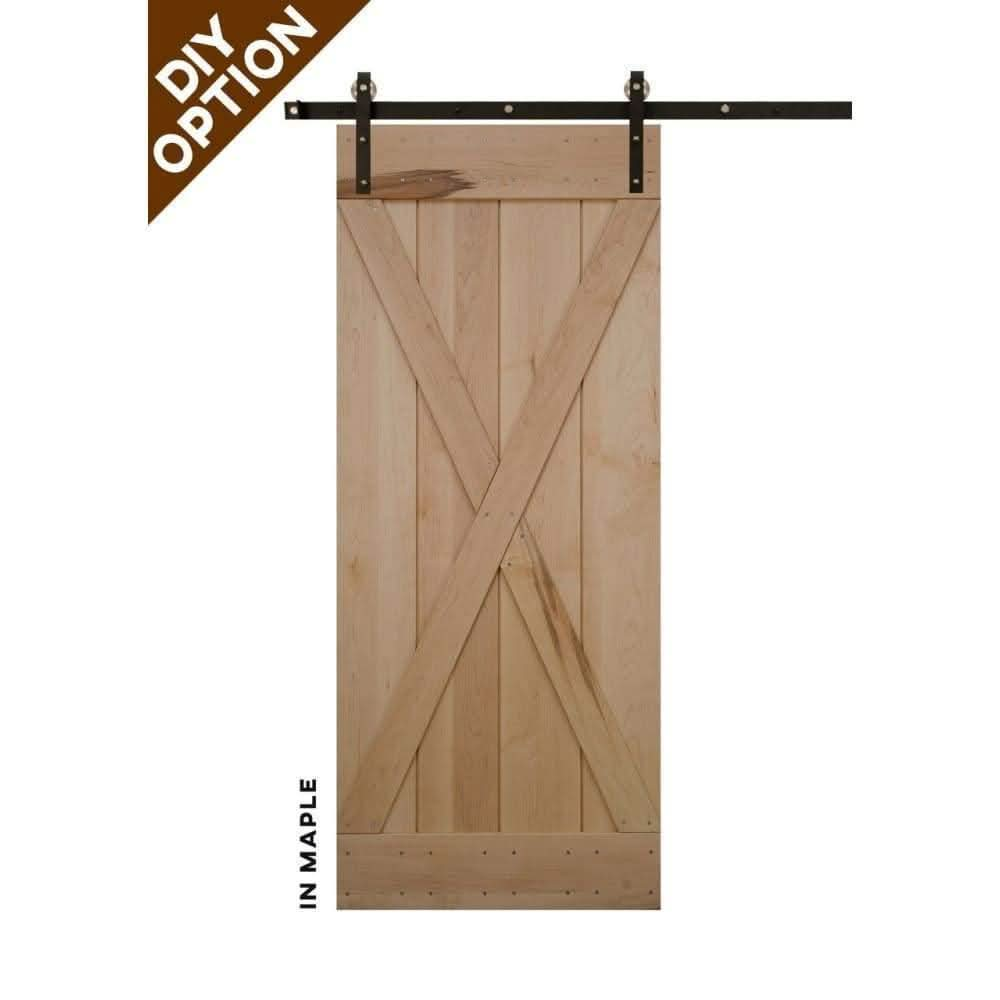 Classic X-Brace Sliding Barn Door Kit - Sliding Barn Door Hardware by RealCraft