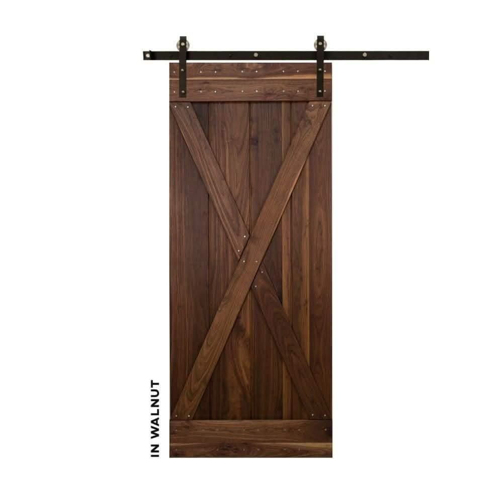 Classic X-Brace Sliding Barn Door Kit - Sliding Barn Door Hardware by RealCraft