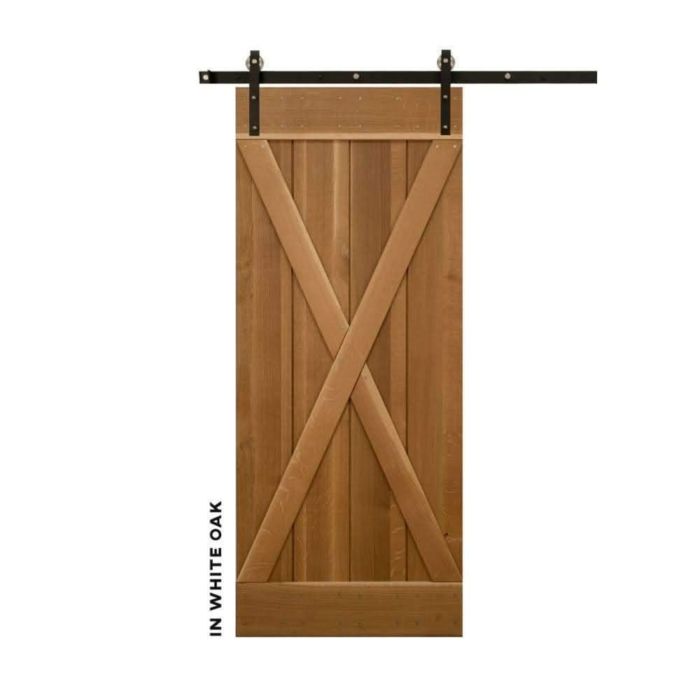 Classic X-Brace Sliding Barn Door Kit - Sliding Barn Door Hardware by RealCraft