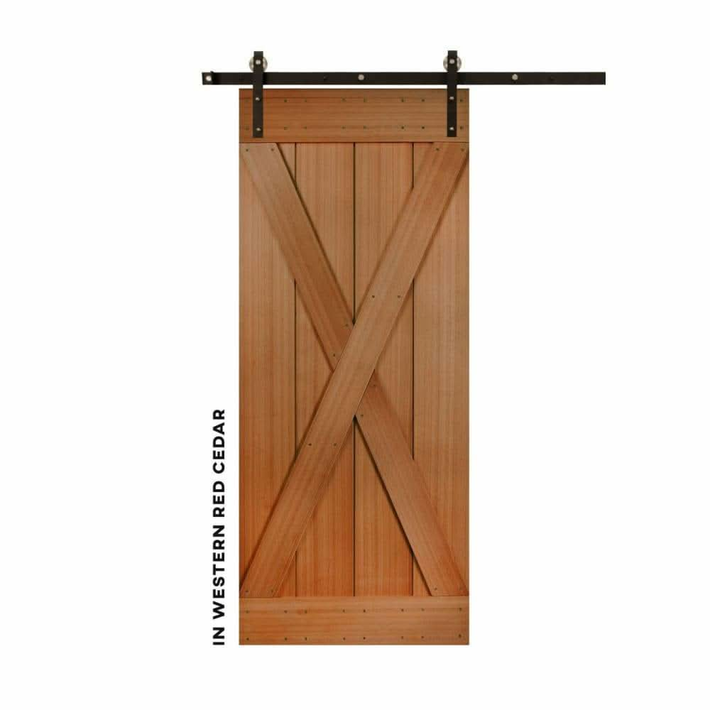 Classic X-Brace Sliding Barn Door Kit - Sliding Barn Door Hardware by RealCraft