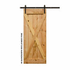Classic X-Brace Sliding Barn Door Kit - Sliding Barn Door Hardware by RealCraft