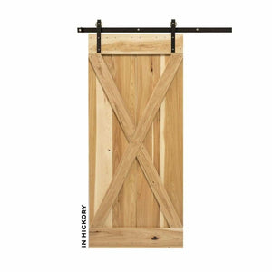 Classic X-Brace Sliding Barn Door Kit - Sliding Barn Door Hardware by RealCraft