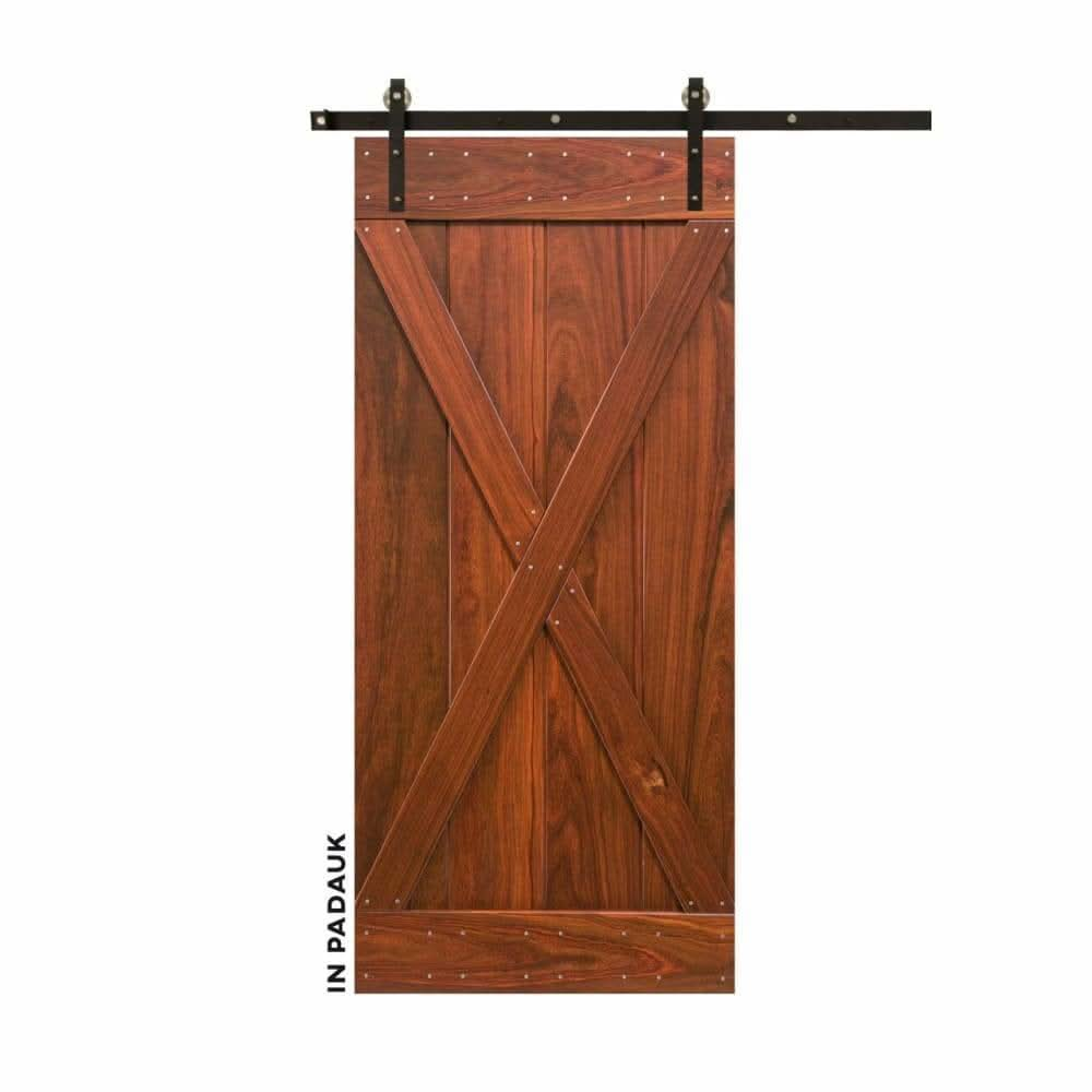 Classic X-Brace Sliding Barn Door Kit - Sliding Barn Door Hardware by RealCraft