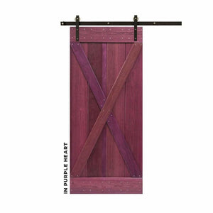 Classic X-Brace Sliding Barn Door Kit - Sliding Barn Door Hardware by RealCraft