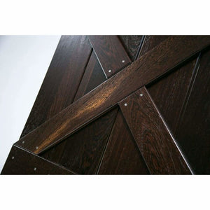 Classic X-Brace Sliding Barn Door Kit - Sliding Barn Door Hardware by RealCraft