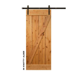 Classic Z-Brace Sliding Barn Door Kit - Sliding Barn Door Hardware by RealCraft