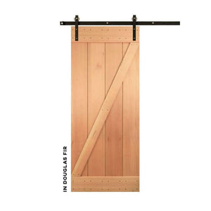 Classic Z-Brace Sliding Barn Door Kit - Sliding Barn Door Hardware by RealCraft