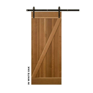 Classic Z-Brace Sliding Barn Door Kit - Sliding Barn Door Hardware by RealCraft