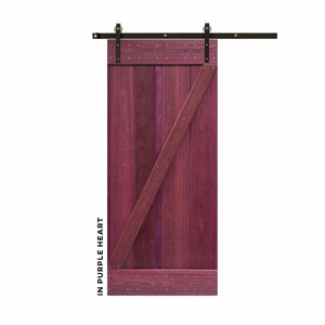 Classic Z-Brace Sliding Barn Door Kit - Sliding Barn Door Hardware by RealCraft