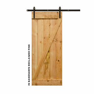 Classic Z-Brace Sliding Barn Door Kit - Sliding Barn Door Hardware by RealCraft