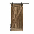 Classic Z-Brace Sliding Barn Door Kit - Sliding Barn Door Hardware by RealCraft