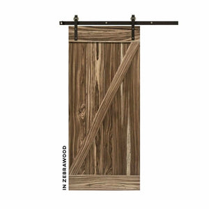 Classic Z-Brace Sliding Barn Door Kit - Sliding Barn Door Hardware by RealCraft