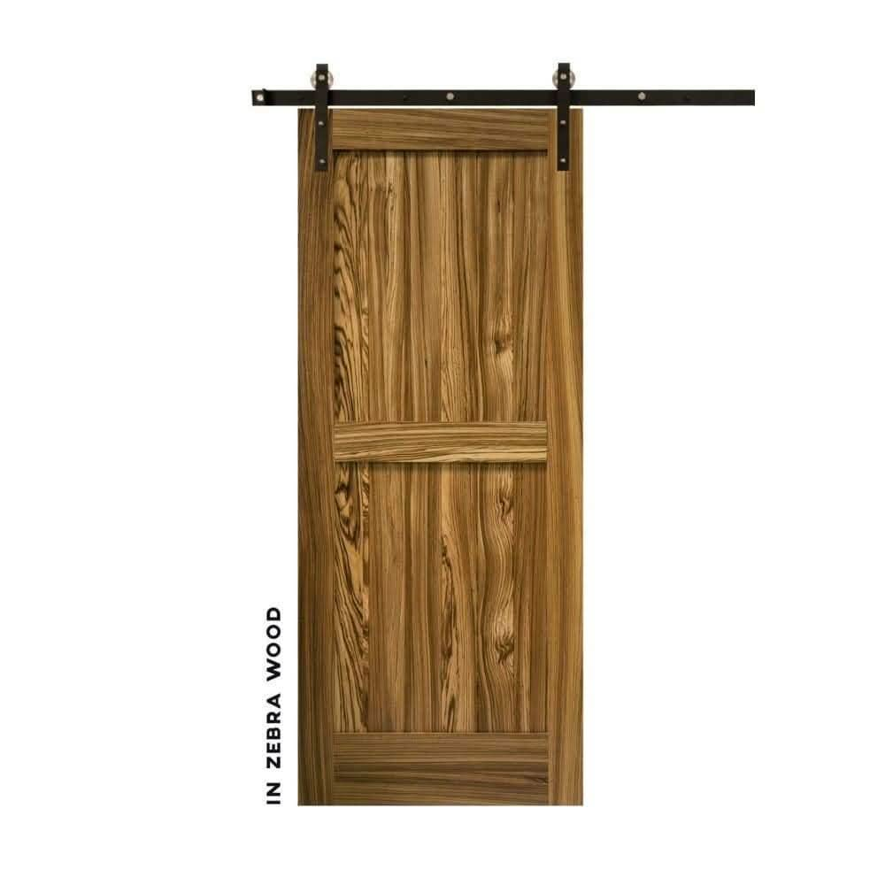 Craftsman Double Panel Sliding Barn Door - Sliding Barn Door Hardware by RealCraft