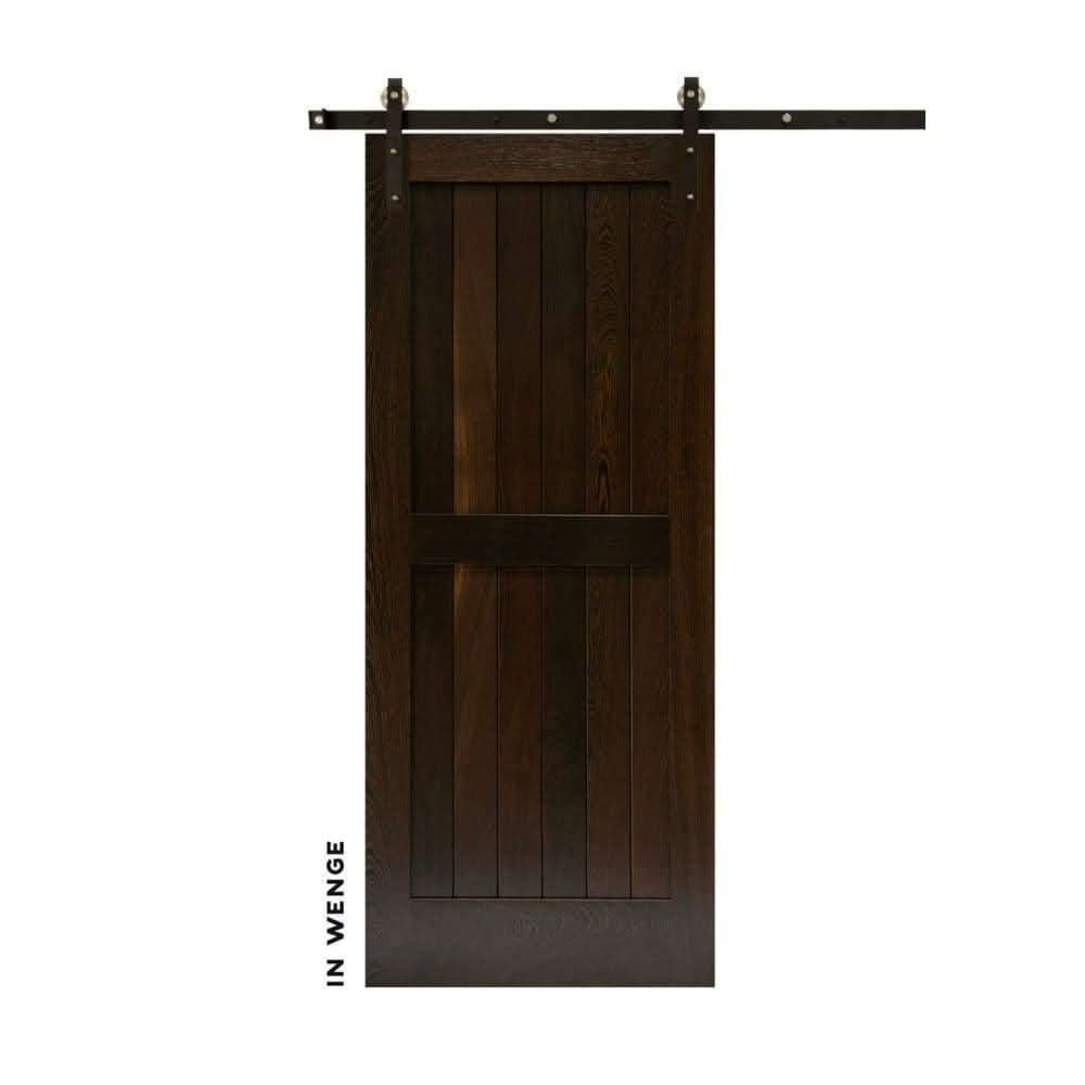 Craftsman Double Panel Sliding Barn Door - Sliding Barn Door Hardware by RealCraft