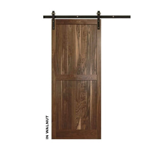 Craftsman Double Panel Swinging Barn Door - Sliding Barn Door Hardware by RealCraft