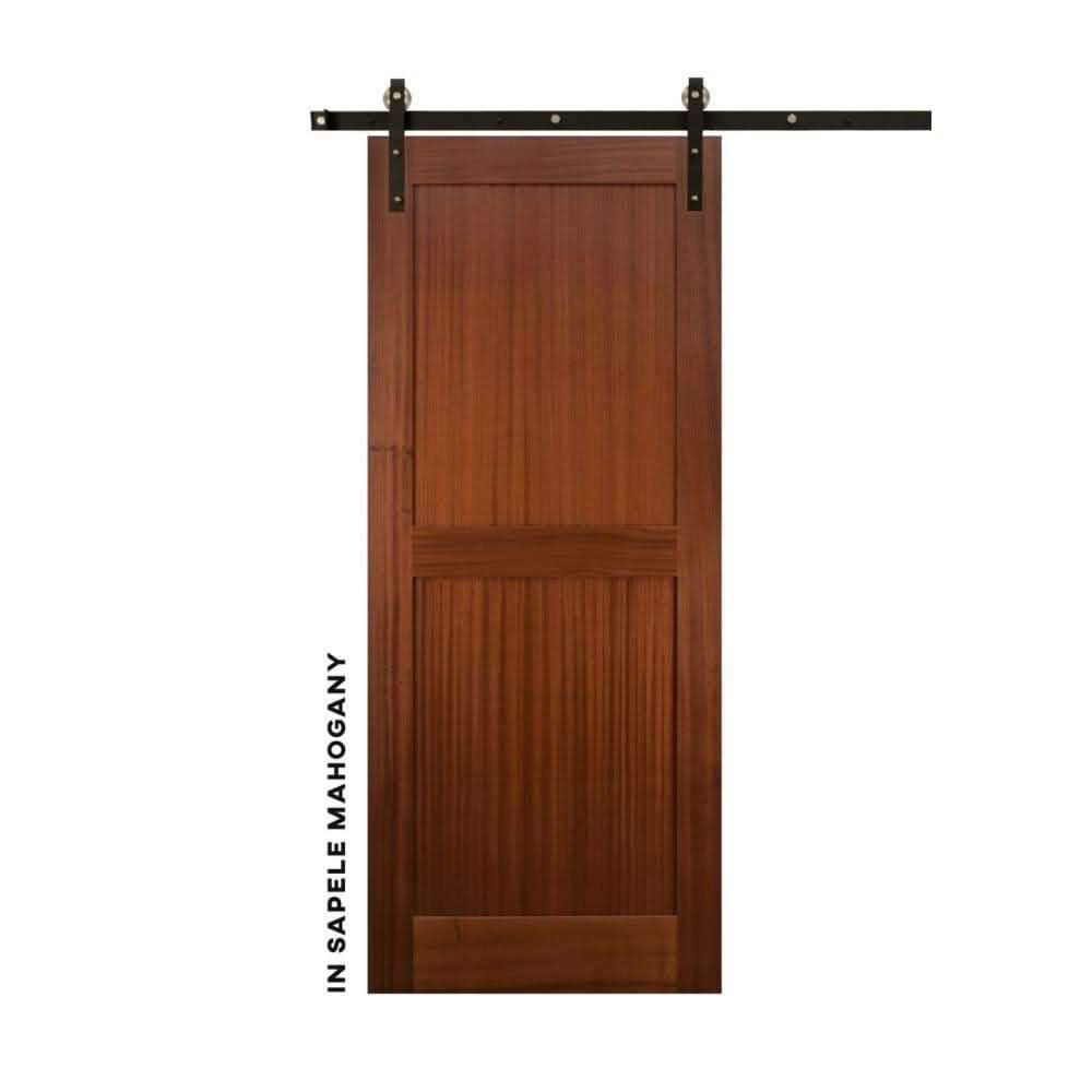 Craftsman Double Panel Swinging Barn Door - Sliding Barn Door Hardware by RealCraft