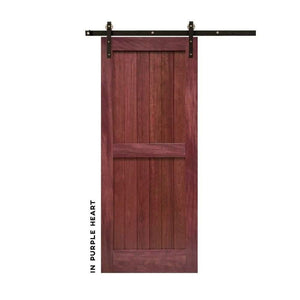 Craftsman Double Panel Swinging Barn Door - Sliding Barn Door Hardware by RealCraft