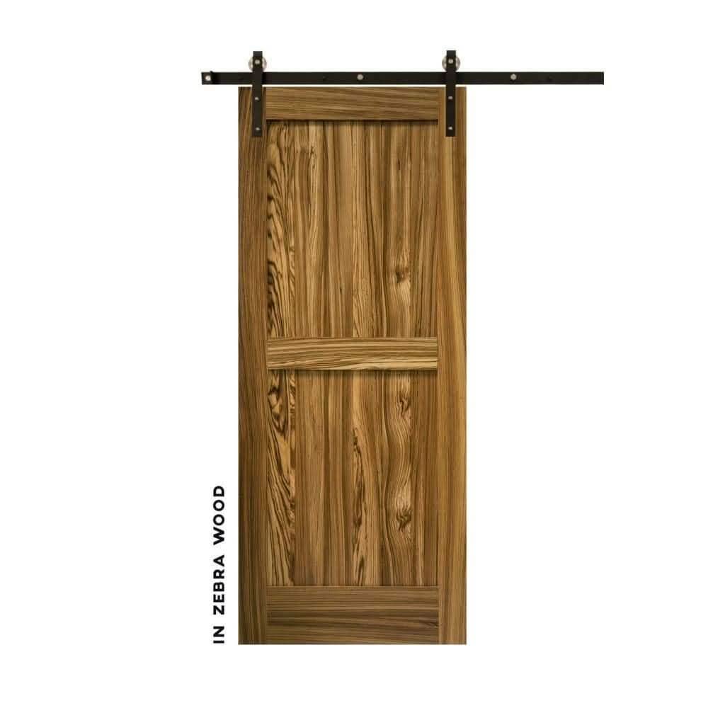 Craftsman Double Panel Swinging Barn Door - Sliding Barn Door Hardware by RealCraft