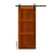Craftsman Three Panel Wooden Sliding Doorr - Sliding Barn Door Hardware by RealCraft
