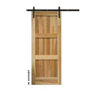 Craftsman Three Panel Sliding Barn Door - Sliding Barn Door Hardware by RealCraft