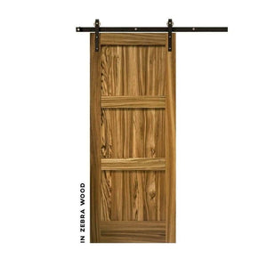 Craftsman Three Panel Sliding Barn Door - Sliding Barn Door Hardware by RealCraft