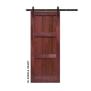 Craftsman Three Panel Sliding Barn Door - Sliding Barn Door Hardware by RealCraft