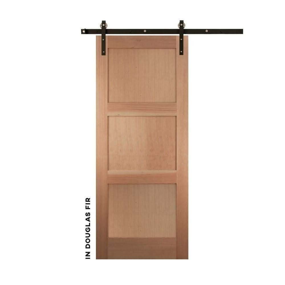 Craftsman Three Panel Swinging Barn Door - Sliding Barn Door Hardware by RealCraft